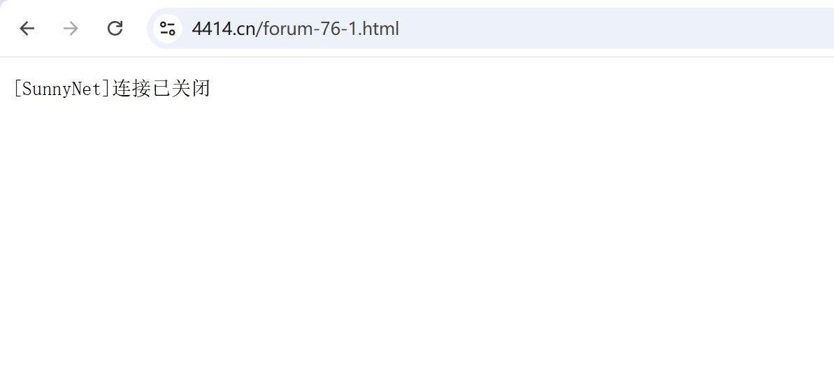 为什么我开caslh...访问4414会出现这个?